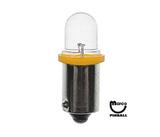 LED Lamps - Frosted-LED lamp #44 base yellow frosted