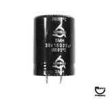 -Capacitor 2C1 - 15,000 mfd @35v