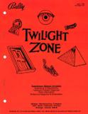 Manuals - To-Tz-TWILIGHT ZONE (Bally) Manual 