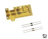 -Circuit board - drop target switch