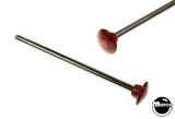 Ball shooter rod - red transparent