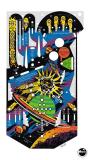 Playfields, Screened, Unpopulated-FLIGHT 2000 (Stern) Playfield 