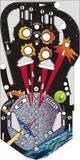 Playfields, Screened, Unpopulated-FIREPOWER (Williams) Playfield