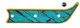 Playfield Plastics-DRACULA (Williams) return lane plastic