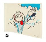 Playfield Plastics-SLUGFEST (Williams) decal up deck right