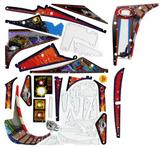 Playfield Plastics-NO FEAR (Williams) Plastic set