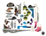 Playfield Plastics-STAR WARS E1 (Williams) Partial plastic 