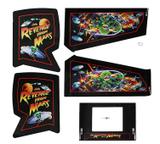 Cabinet Side Art-REVENGE FROM MARS (Bally) Cabinet art