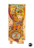 Playfields, Screened, Unpopulated-FLINTSTONES (Williams) Playfield