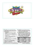 Score / Instruction Cards-HIGH ROLLER CASINO (Stern) Score card