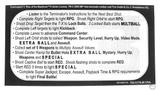 -TERMINATOR 3 (Stern) Card Instructions