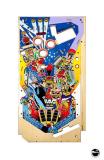 Playfields, Screened, Unpopulated-WWF ROYAL RUMBLE (DE) Playfield