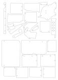 Playfield Plastics-PLAYBOY (Stern 2002) clear plastics set