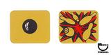 Stickers & Decals-300 (Gottlieb) Spinning target decal
