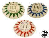 Pop Bumper Caps-FOUR MILLION BC (Bally) Pop cap set