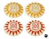 Pop Bumper Caps-NIP IT (Bally) Pop bumper cap set