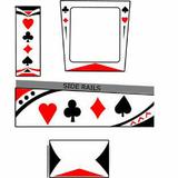 Cabinet Side Art-CAPT CARD (Gottlieb) Cabinet stencil set