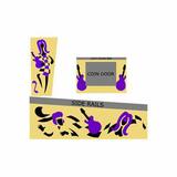 Cabinet Side Art-BEATNIKS (CCM) Cabinet stencil set
