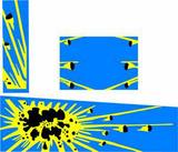 Cabinet Side Art-FLIGHT 2000 (Stern) Cabinet stencil kit