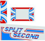 Cabinet Side Art-SPLIT SECOND (Stern) Cabinet stencil kit