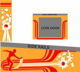 Cabinet Side Art-STRIKES & SPARES (Bally) Cabinet stencil