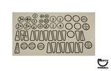 Stickers & Decals-BLACK KNIGHT (Williams) Insert decals