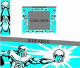 Stickers & Decals-SILVERBALL MANIA (Bally) Cabinet Stencil