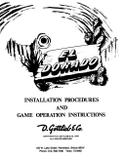 Manuals - E-EL DORADO (Gottlieb 1975) Manual/Schem.