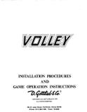 Manuals - V-VOLLEY (Gottlieb) Manual & Schematic