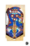 Playfields, Screened, Unpopulated-CAPTAIN FANTASTIC (Bally) Playfield