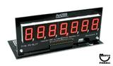 -PINSCORE Display 7 Digit Bally RED