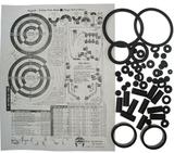 Rubber Kits - L-LORD OF THE RINGS (Stern) Rubber BLACK
