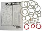 Rubber Kits - F-FLASH GORDON (Bally) Rubber kit WHITE