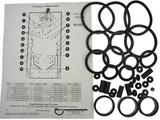 Rubber Kits - G-GUNS N ROSES (Data East) Rubber kit BLAC