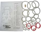 -LASER BALL (Williams) Rubber Kit