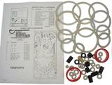 Rubber Kits - S-SIMPSONS (Data East) Rubber set WHITE