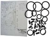 -CACTUS CANYON (Bally) Rubber set BLACK 