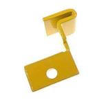 Brackets-Actuator service switch - yellow