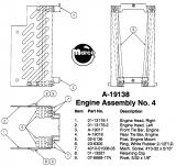 CORVETTE (Bally) Engine head - left