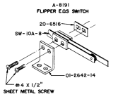 Brackets-Flipper EOS switch & bracket Williams