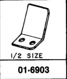 Brackets-Deflector - eject hole half size