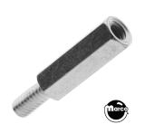 -Hex spacer 1/4" post m-f 8-32 x 5/8"