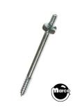 Posts / Spacers / Standoffs - Metal-Post stud #8 x 2-1/16 inch wood screw