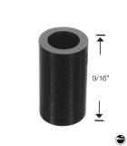 -Spacer - plastic 9/16 inch black