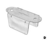 Lane Guides-Lane guide - 2-1/8 inch clear ribbed
