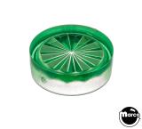 Lamp Covers / Domes / Inserts-Insert - circle 3/4" green transparent
