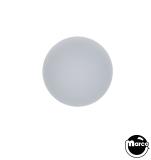 Lamp Covers / Domes / Inserts-Insert - circle 3/4" white opaque