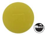 Lamp Covers / Domes / Inserts-Insert - circle 3/4" yellow opaque