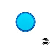 Lamp Covers / Domes / Inserts-Insert - circle 1 inch blue transparent