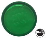 Lamp Covers / Domes / Inserts-Insert - circle 1 inch green transparent